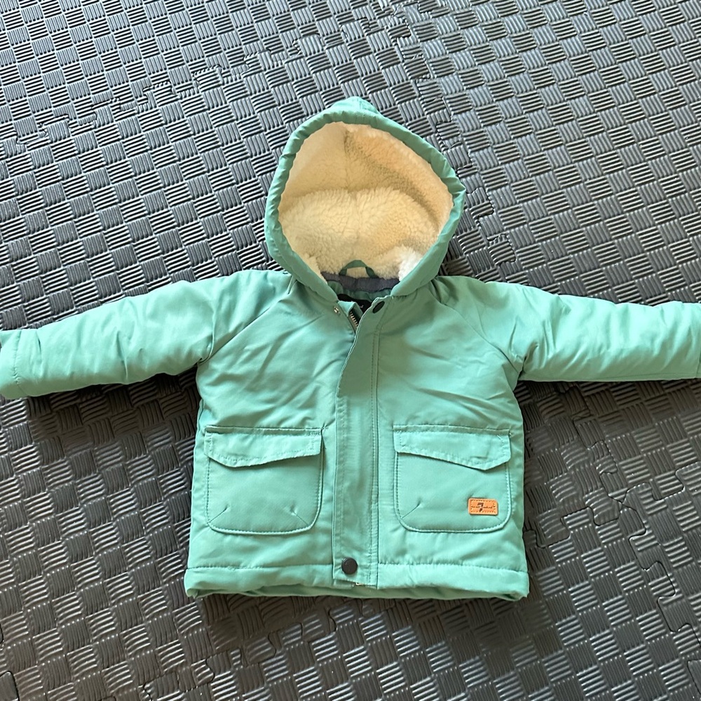 Green Hooded Jacket